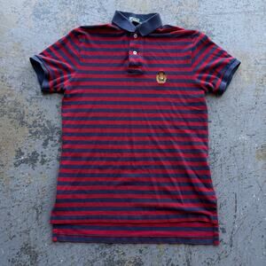 Vintage Polo Ralph Lauren Striped Polo Shirt Custom Fit S